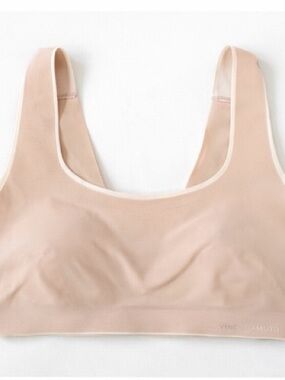 Vince Camuto Seamless Wireless Bra Nude Beige Size L Removable Pads
